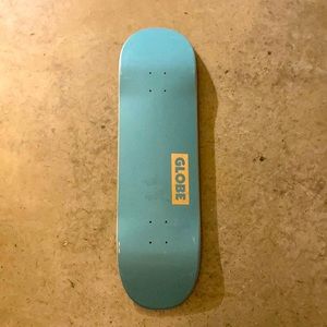 Globe blue 8.75 skateboard deck